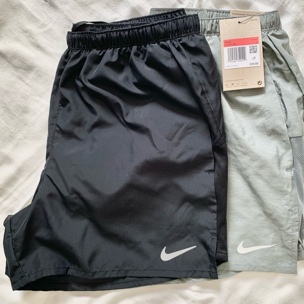 Nike Black and Gray Athletic Shorts